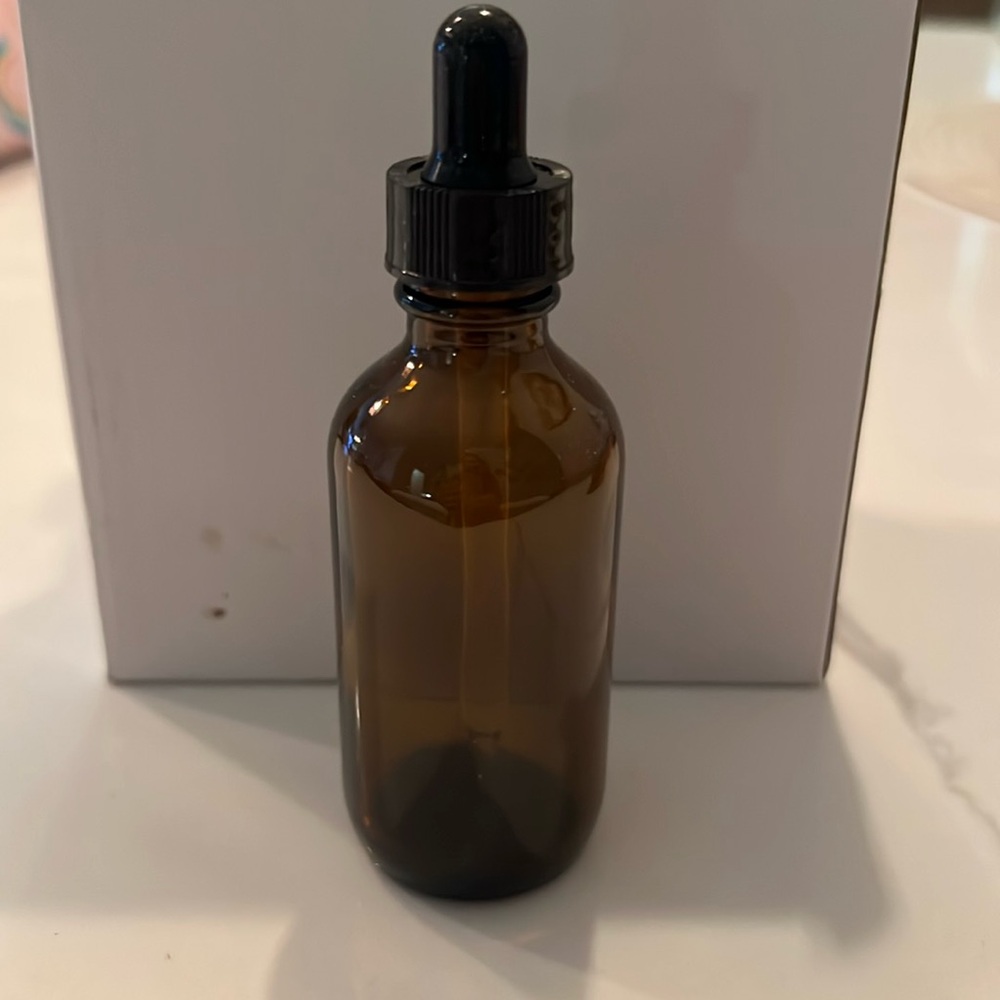Brown bottles with dropper